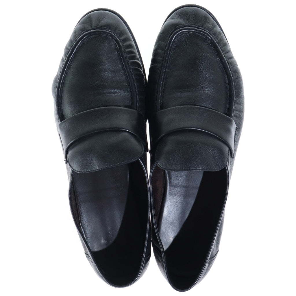 THE ROW(ザロウ) Soft Loafer ソフトローファー レザーローカットシューズ ドレスシューズ ブラック