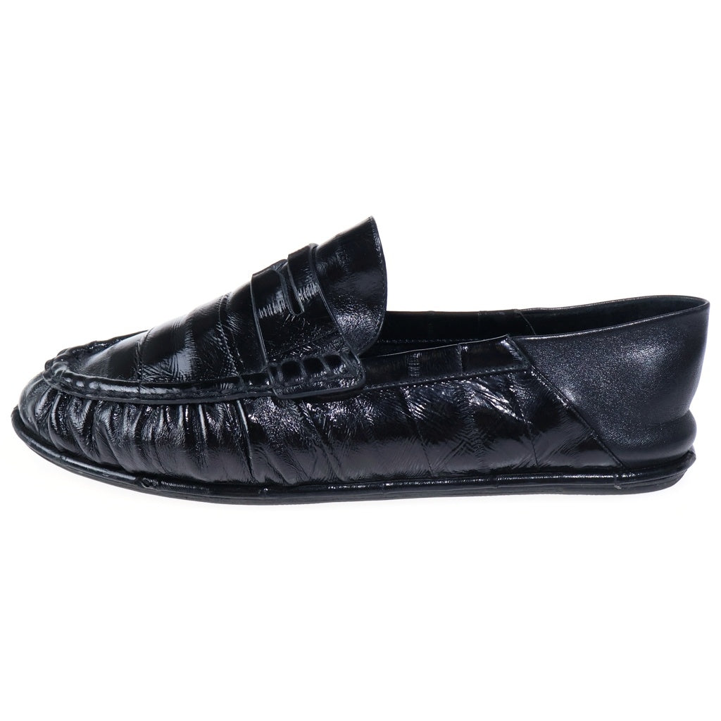 SAINT LAURENT PARIS(サンローランパリ) Le Loafer カサンドラ レザーローファー ローカットシューズ ブラック