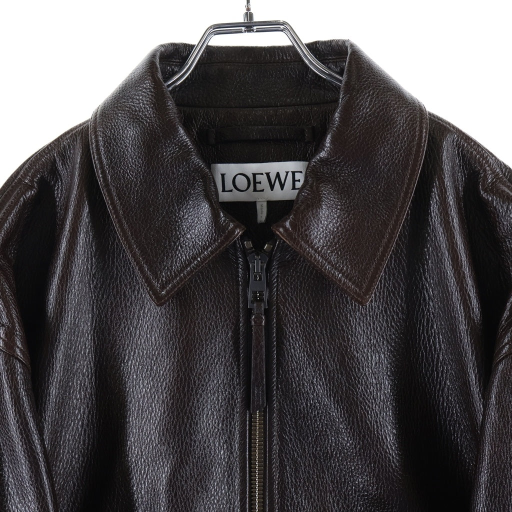 LOEWE(ロエベ) 25SS AVIATOR JACKET アビエイター ジャケット ブラウン H526Y19LAS