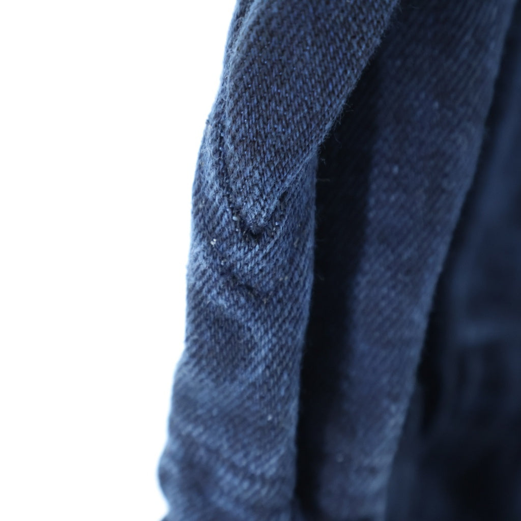 NO BRAND(ノーブランド) SUMI DENIM AIZOME OVERDYED Perfecto-Style Jacket スミデニム アイゾメ オーバーダイ パーフェクトスタイルジャケット ブルー