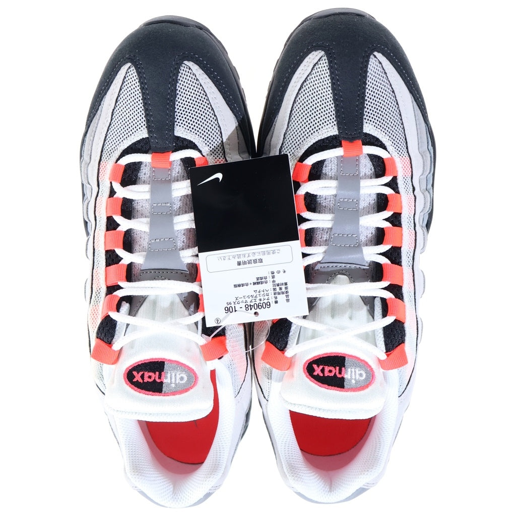 NIKE(ナイキ) Air Max 95 エアマックス95 ローカットスニーカー レッド/グレー US10/28.0cm 609048-106