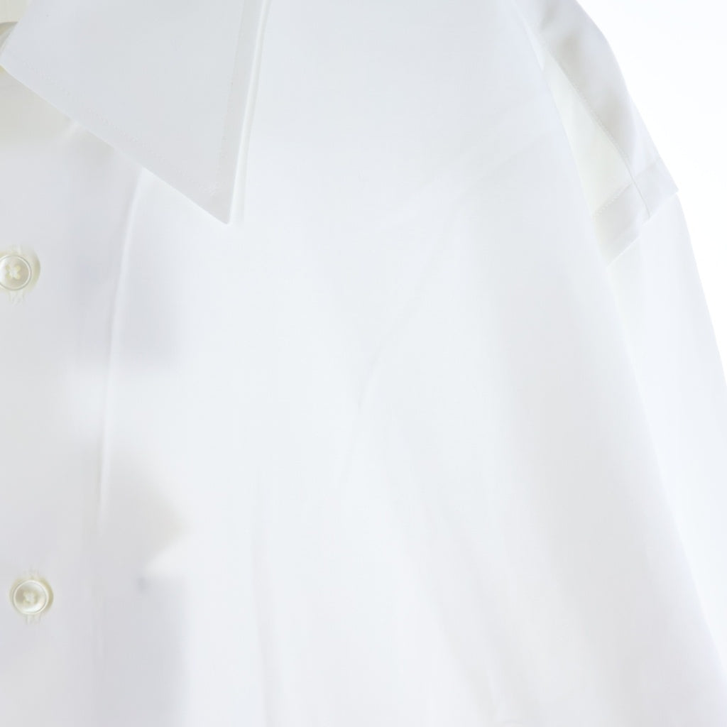 AURALEE(オーラリー) WASHED FINX TWILL SHIRT ウォッシュド フィンクス ツイル シャツ ホワイト A25SS01TN