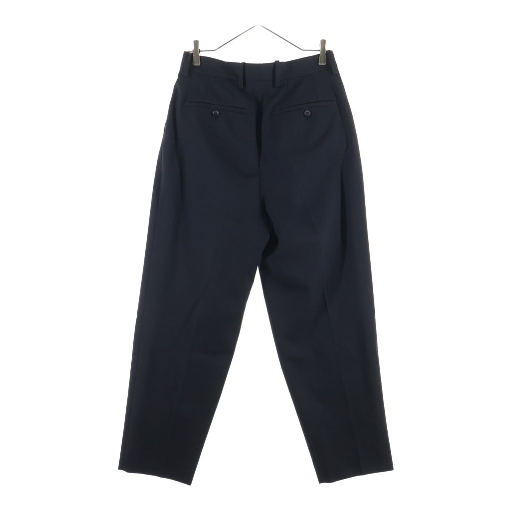 Stein(シュタイン) WIDE TAPERED TROUSERS ウールギャバジン ワイドトラウザーズ パンツ ブラック ST278-1