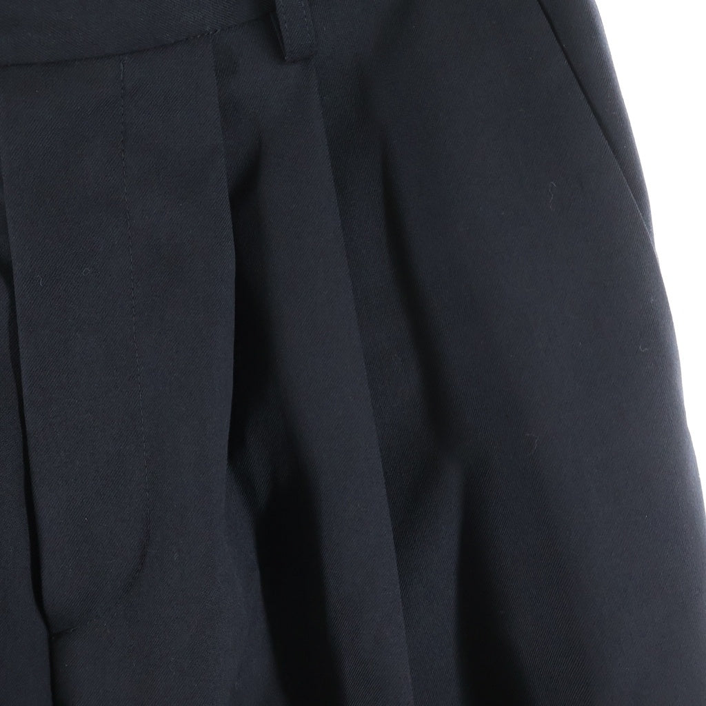 Stein(シュタイン) WIDE TAPERED TROUSERS ウールギャバジン ワイドトラウザーズ パンツ ブラック ST278-1