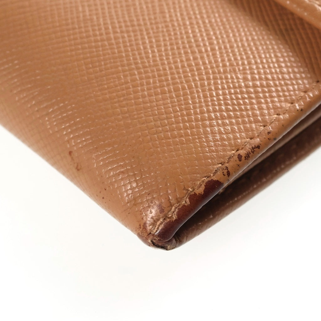 PRADA(プラダ) Wallet サフィアーノ レザーウォレット 長財布 ベージュ レディース