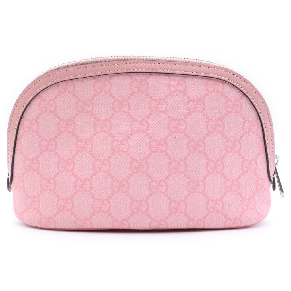 GUCCI(グッチ) Ophidia Pouch オフィディア GGスプリーム レザーポーチ 小物入れ ピンク 625551 レディース