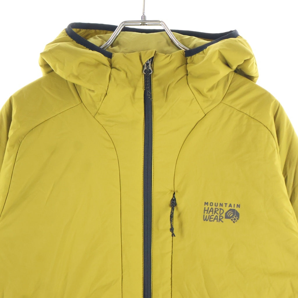 NO BRAND(ノーブランド) MOUNTAIN HARDWEAR マウンテンハードウェア コアステイシス ジップアップ フーデット ナイロン ジャケット イエロー 224 OM0680
