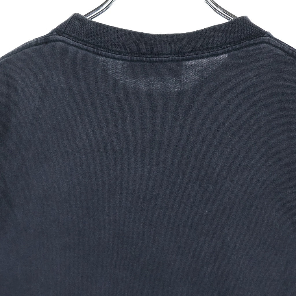 BALENCIAGA(バレンシアガ) 22AW BB PARIS ICON LOGO TEE ロゴエンブロイダリー クルーネック コットン 半袖Tシャツ カットソー ブラック 612966 TMVG7