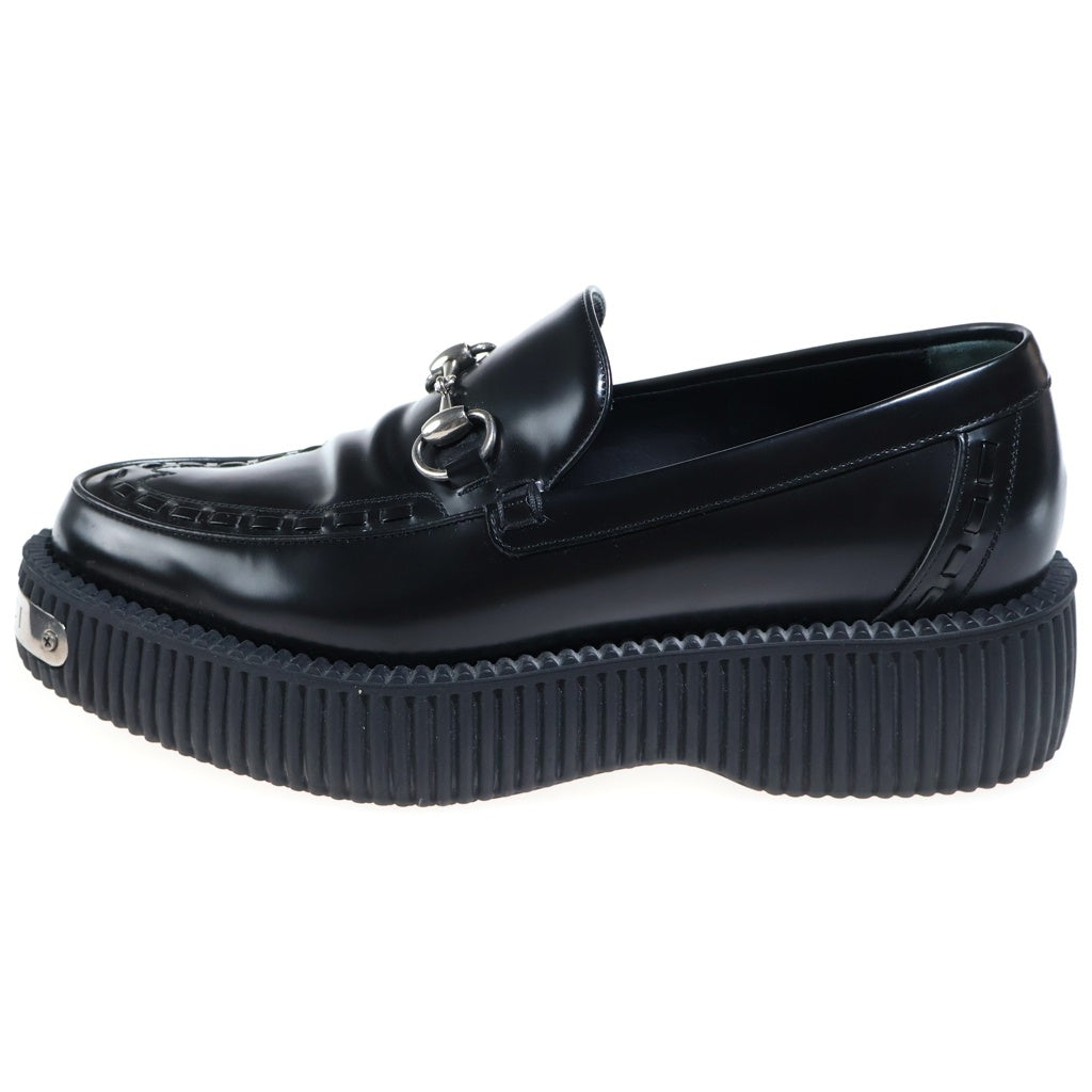 GUCCI(グッチ) Horsebit Creeper Loafer ホースビット クリーパーローファー ローカットシューズ ブラック 797095