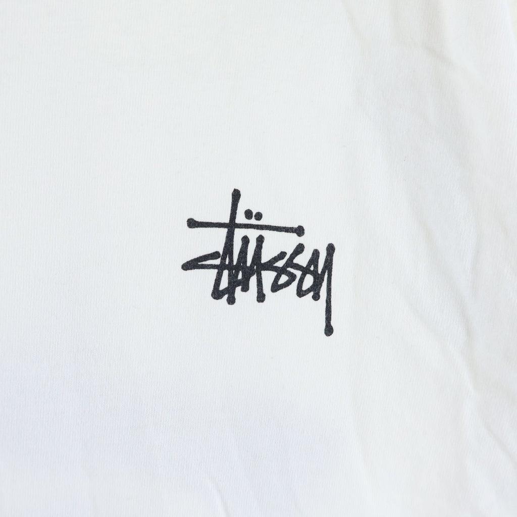 STUSSY(ステューシー) 26SS Big Dog Stone Washed Tee ビッグドッグ ストーン ウォッシュド 半袖Tシャツ ホワイト