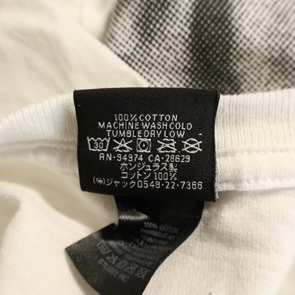 STUSSY(ステューシー) 26SS Big Dog Stone Washed Tee ビッグドッグ ストーン ウォッシュド 半袖Tシャツ ホワイト
