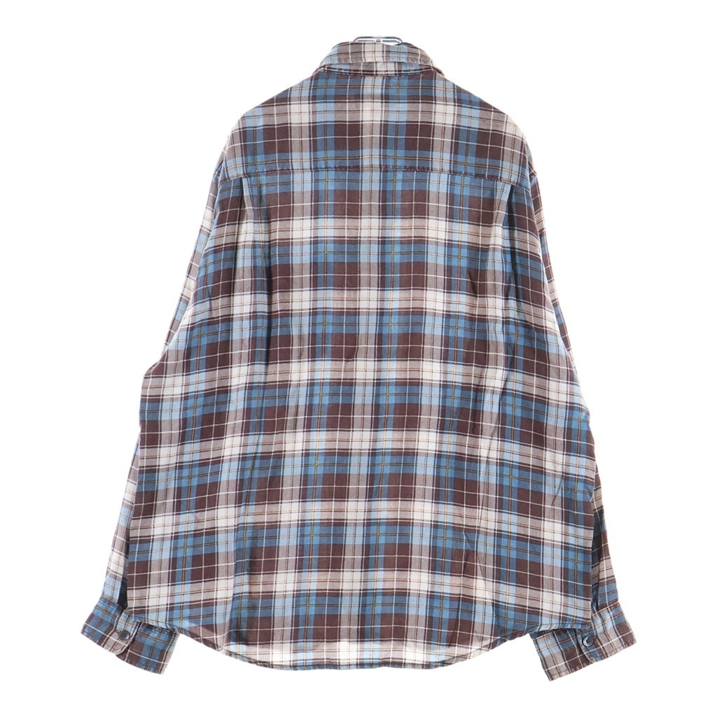 STUSSY(ステューシー) 26SS Matthew Plaid Shirt 長袖チェックシャツ ネルシャツ ブラウン
