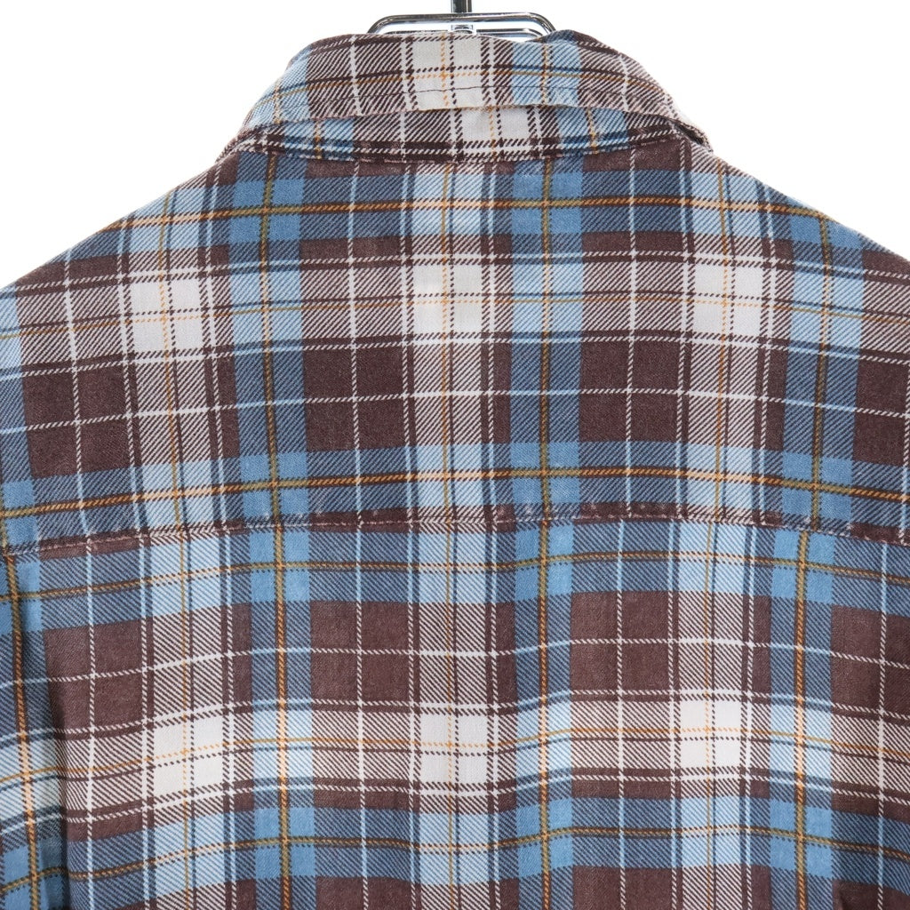 STUSSY(ステューシー) 26SS Matthew Plaid Shirt 長袖チェックシャツ ネルシャツ ブラウン
