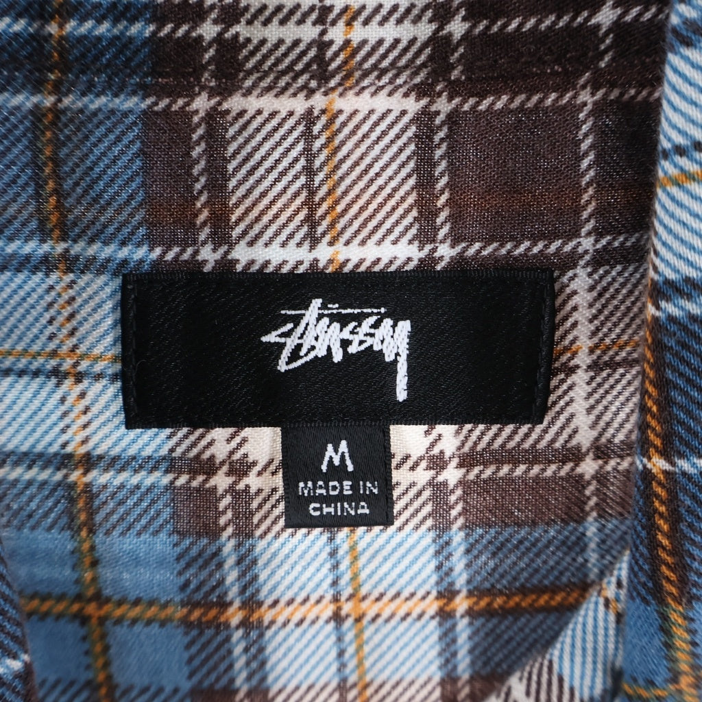 STUSSY(ステューシー) 26SS Matthew Plaid Shirt 長袖チェックシャツ ネルシャツ ブラウン