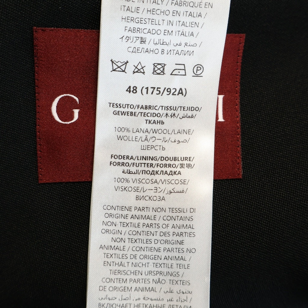 GUCCI(グッチ) 6B Wool Tailored Jacket ダブルブレスト ウールテーラードジャケット ブラック 793659 ZARG8
