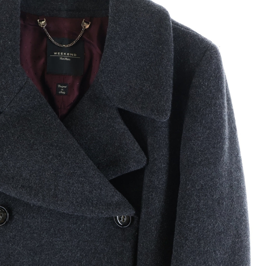 Max Mara(マックスマーラ) ウイークエンド バージンウール ロングコート グレー レディース