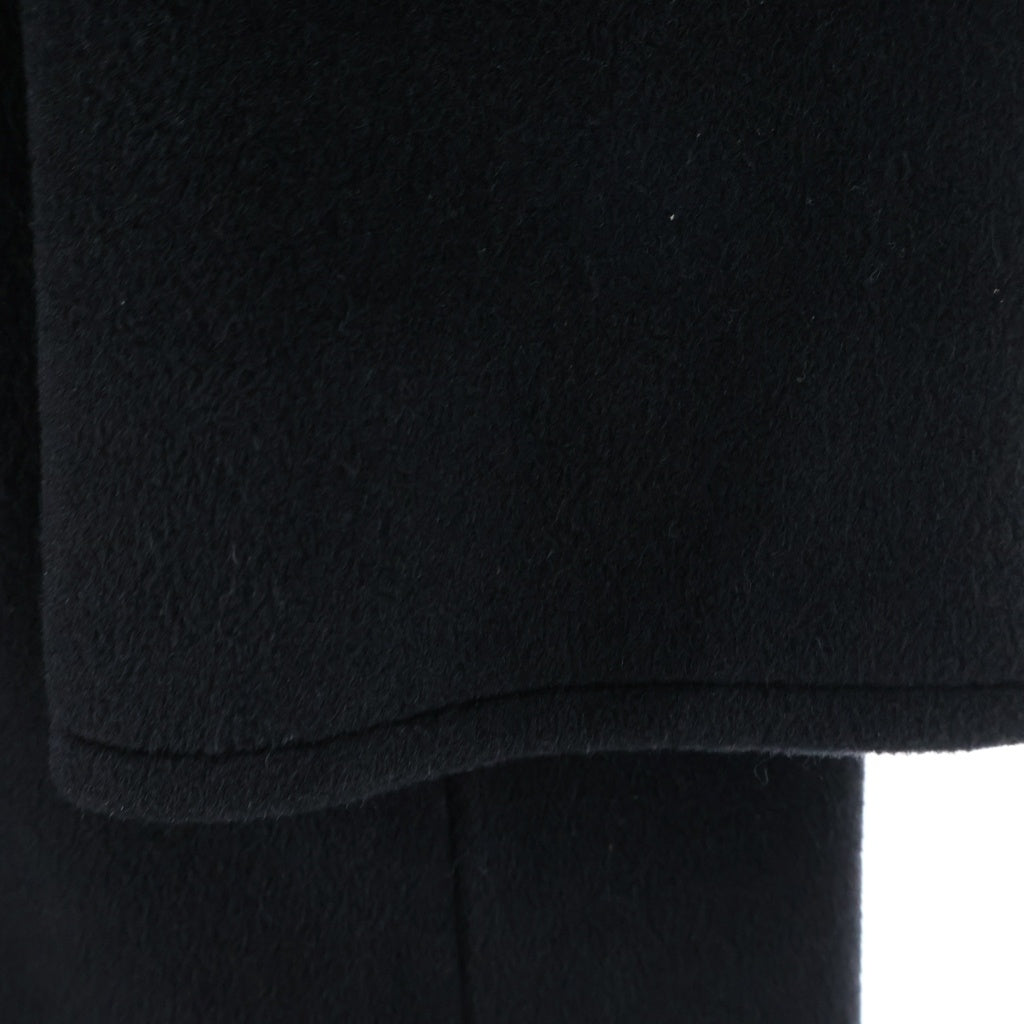 Max Mara(マックスマーラ) ウール フーデット ロング トレンチコート ブラック レディース