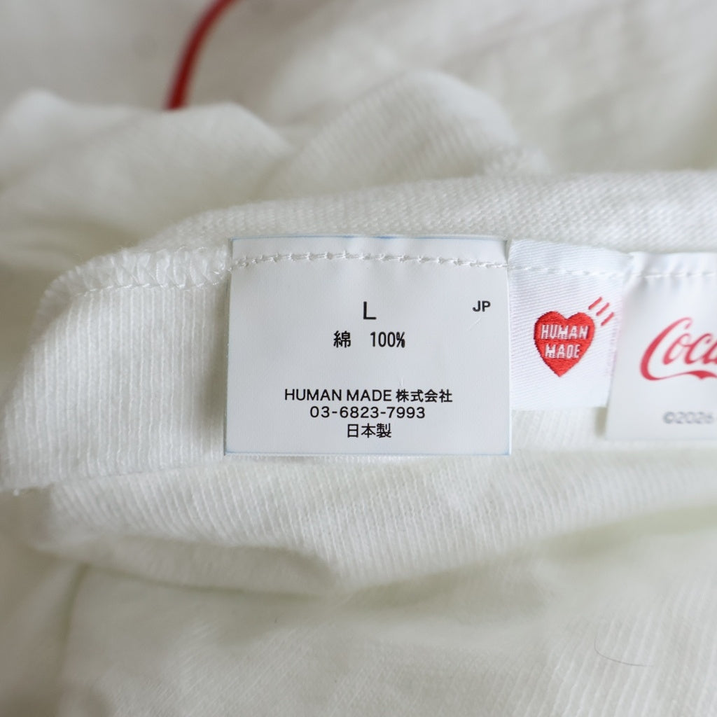 HUMAN MADE(ヒューマンメイド) Coca-Cola GRAPHIC T-SHIRT コカ・コーラ グラフィック半袖Tシャツ ホワイト