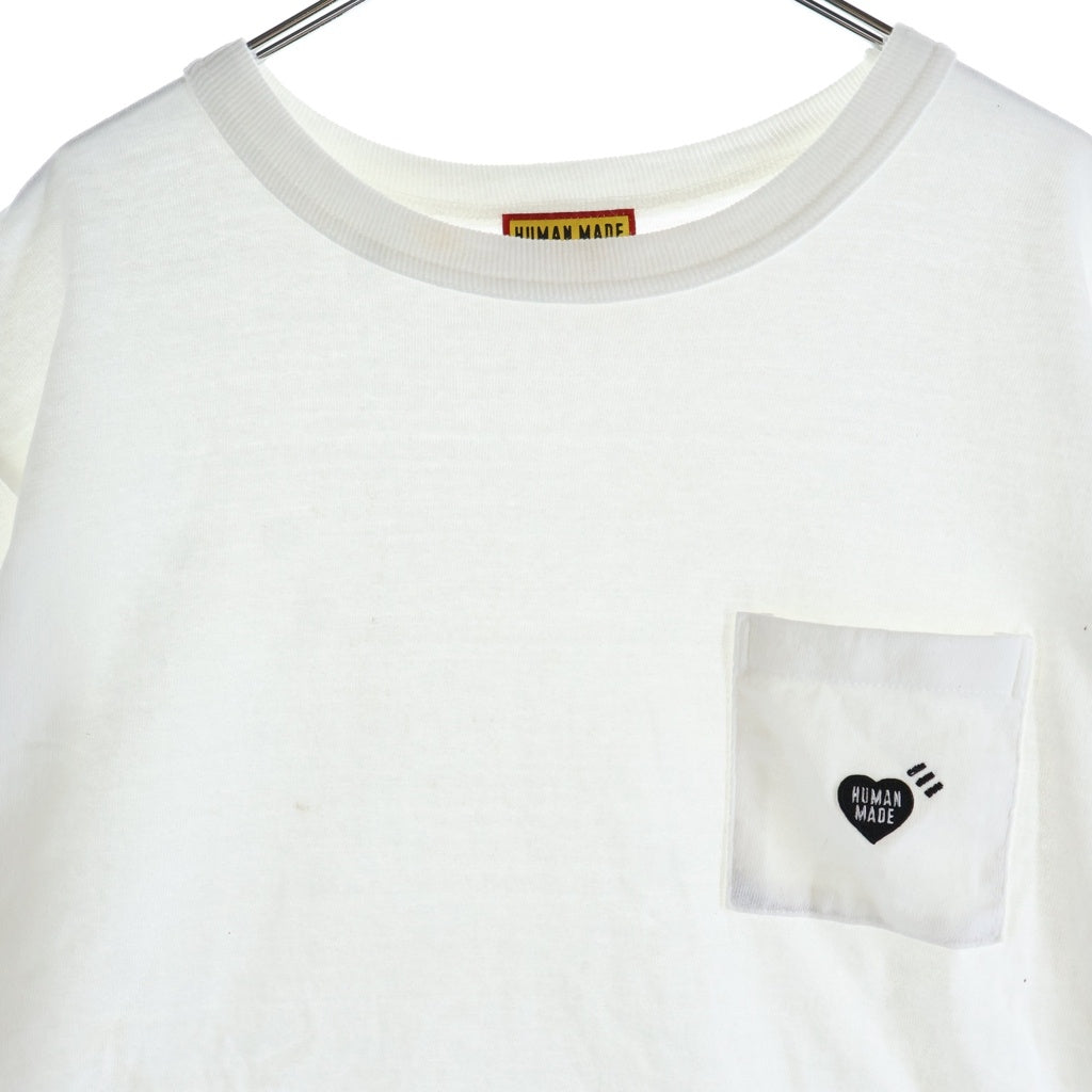 HUMAN MADE(ヒューマンメイド) Heart Pocket T-Shirt ハートポケット 半袖Tシャツ ホワイト