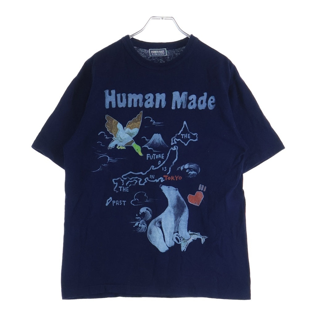 HUMAN MADE(ヒューマンメイド) Indigo Dye T-Shirt 半袖Tシャツ ネイビー