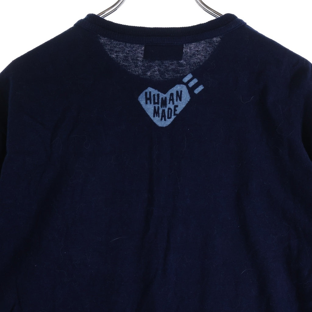 HUMAN MADE(ヒューマンメイド) Indigo Dye T-Shirt 半袖Tシャツ ネイビー