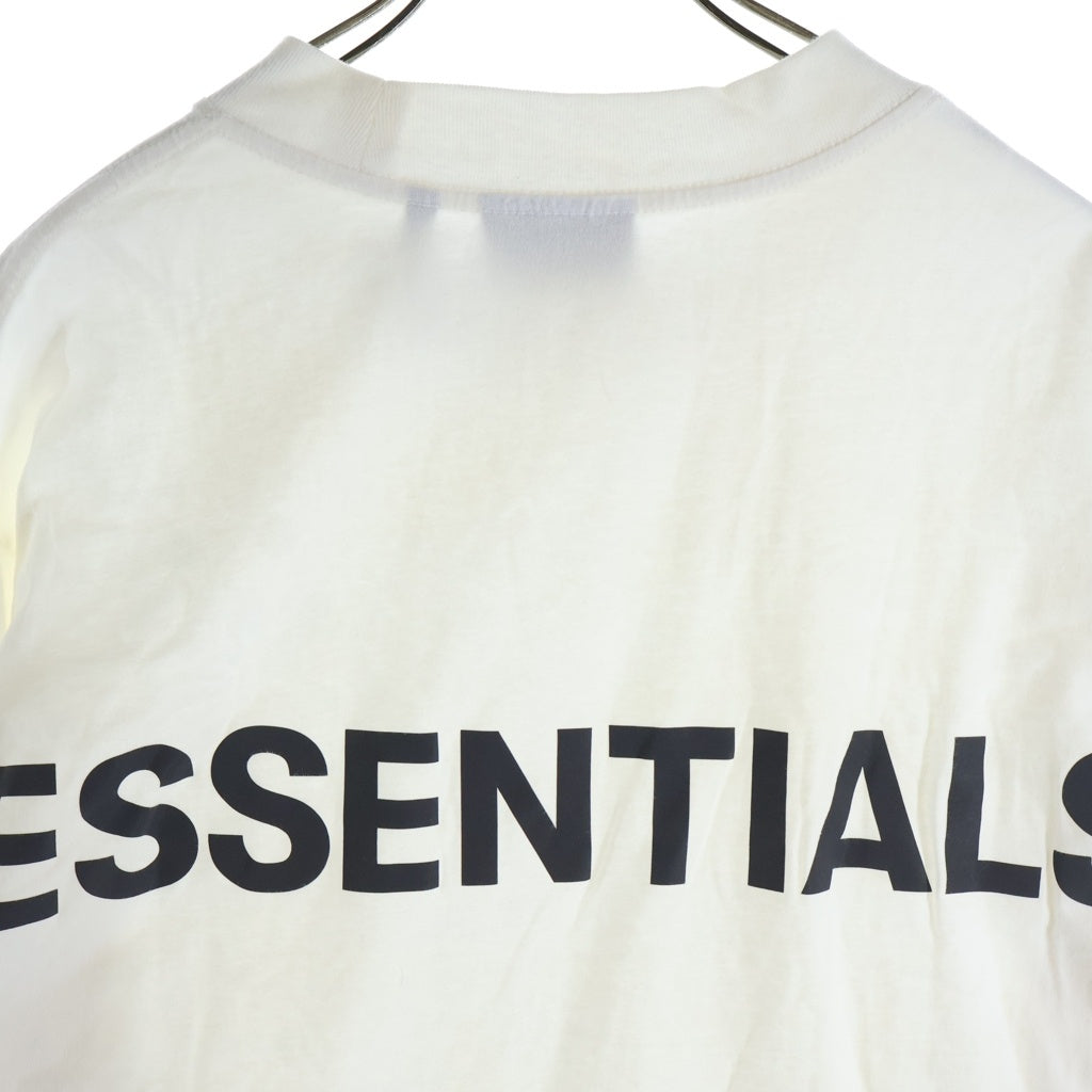 FEAR OF GOD ESSENTIALS(フィアオブゴッド エッセンシャルズ) L/S T-SHIRT バックリフレクターロゴ 長袖Tシャツ ロンT ホワイト