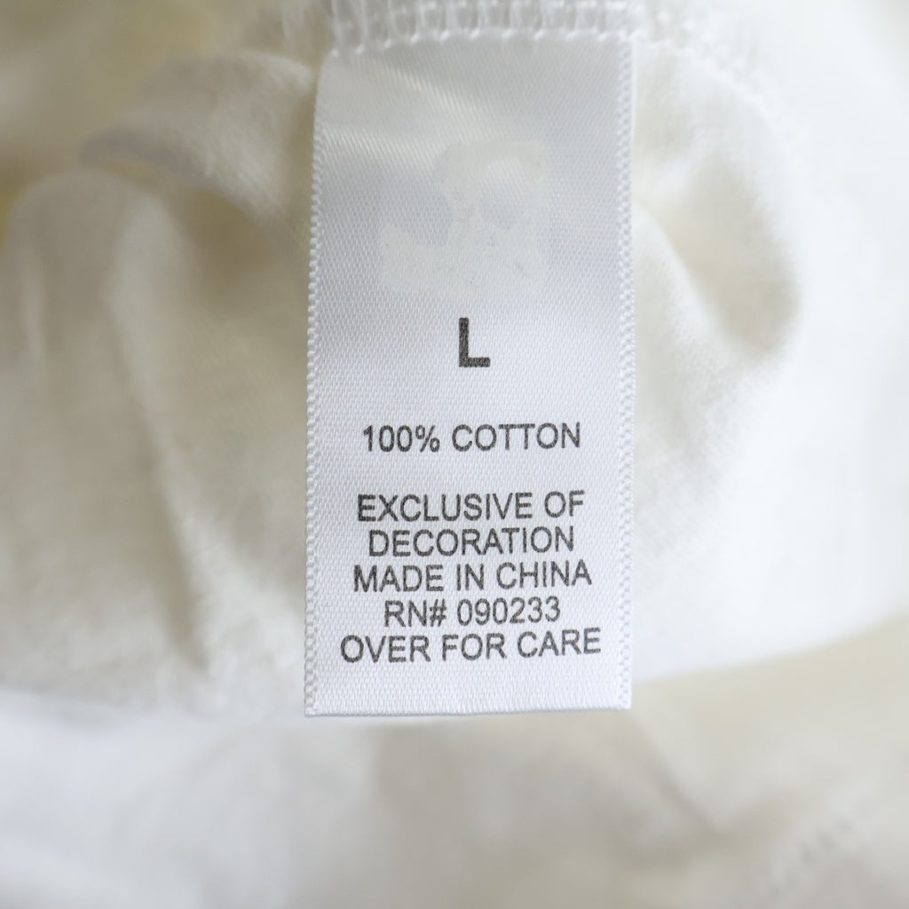 FEAR OF GOD ESSENTIALS(フィアオブゴッド エッセンシャルズ) L/S T-SHIRT バックリフレクターロゴ 長袖Tシャツ ロンT ホワイト