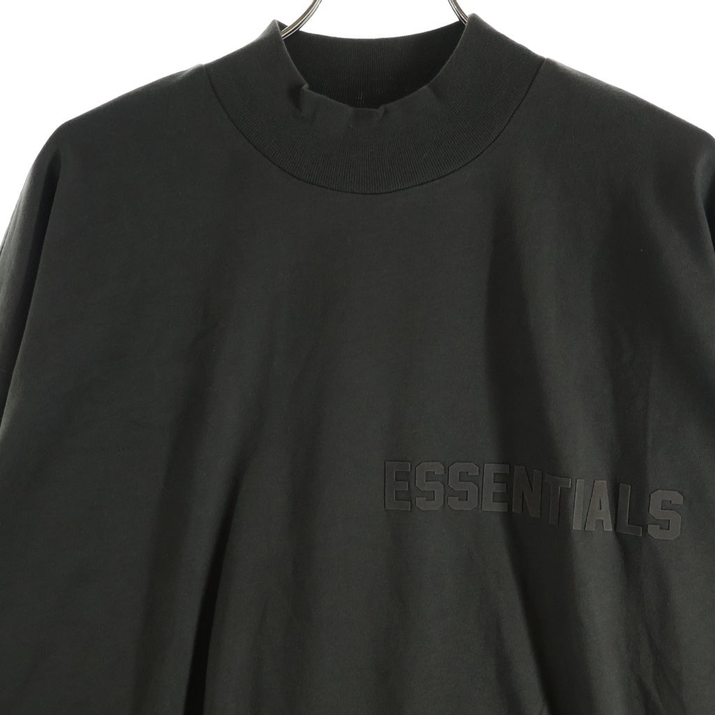 FEAR OF GOD ESSENTIALS(フィアオブゴッド エッセンシャルズ) L/S T-SHIRT バックリフレクターロゴ 長袖Tシャツ ロンT グレー