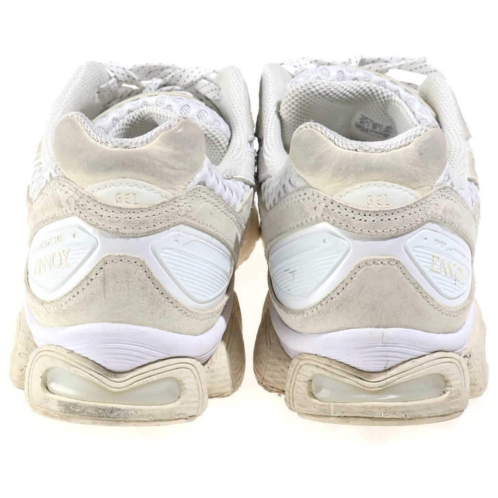 ASICS(アシックス) ×ENNOY GEL-NIMBUS 9 エンノイ ゲルニンバス メッシュデザイン ローカットスニーカー アイボリー 1201B034-100
