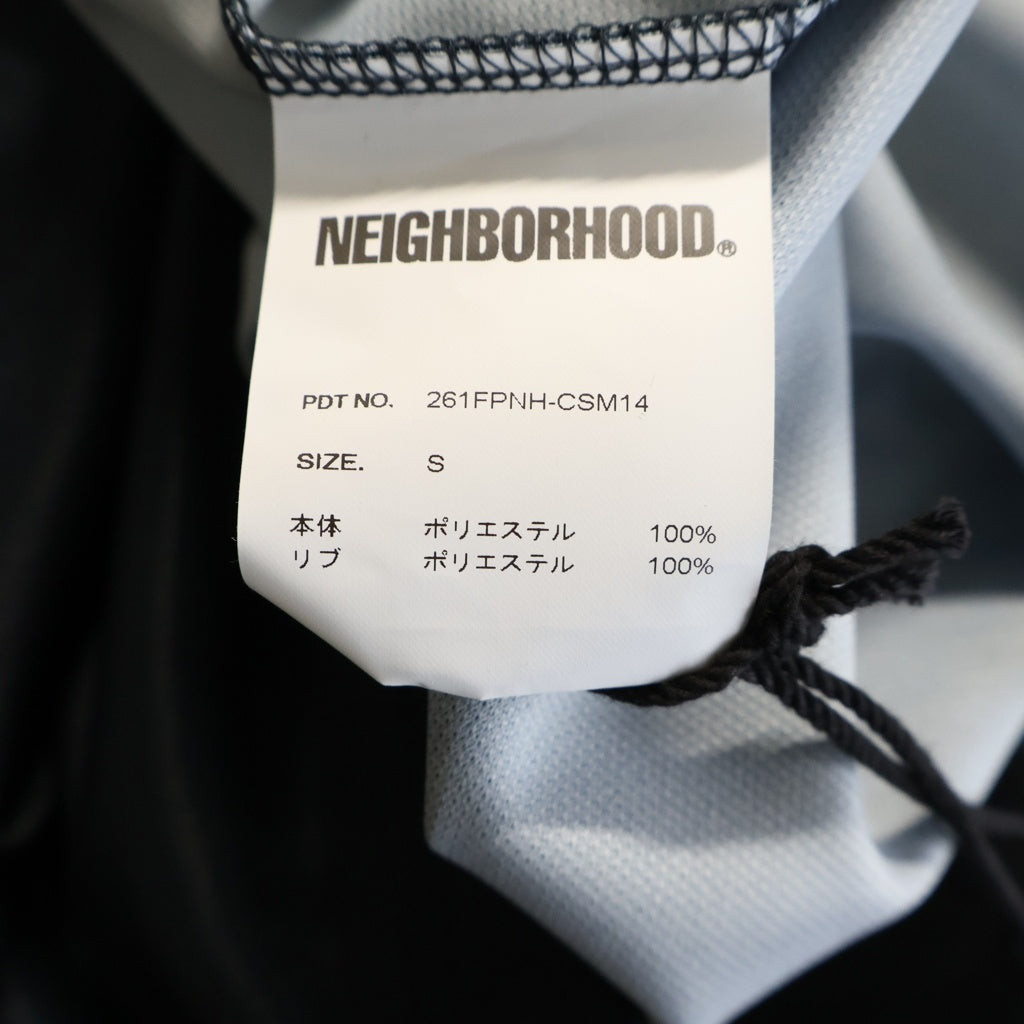 NEIGHBORHOOD(ネイバーフッド) 26SS GAME SHIRT SS ゲームシャツ サッカーシャツ 半袖Tシャツ ブラック 261FPNH-CSM14