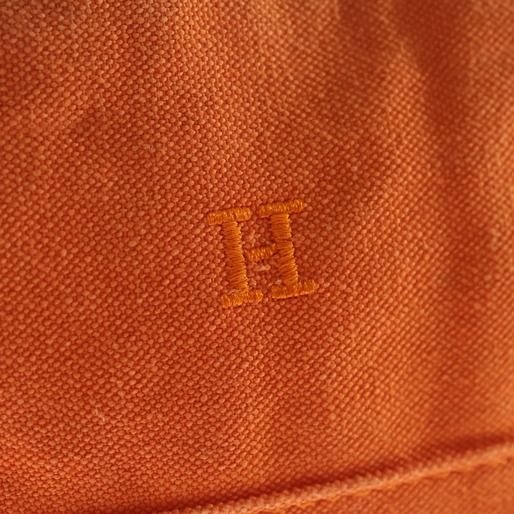 HERMES(エルメス) ボリード ポーチMM キャンバスポーチ オレンジ レディース