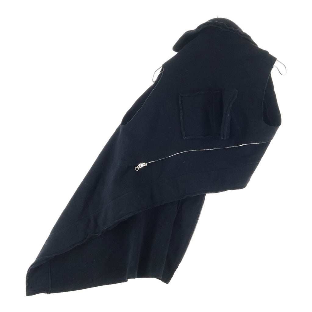 COMME des GARCONS(コムデギャルソン) 01AW アシンメトリー ウールニットトップス ブラック レディース GG-J005