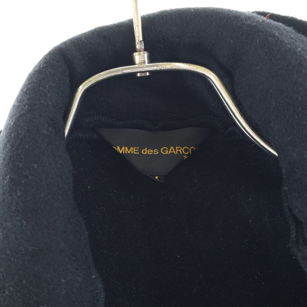 COMME des GARCONS(コムデギャルソン) 01AW アシンメトリー ウールニットトップス ブラック レディース GG-J005