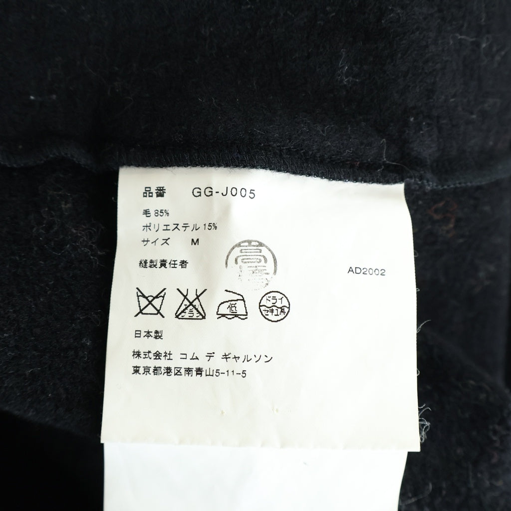 COMME des GARCONS(コムデギャルソン) 01AW アシンメトリー ウールニットトップス ブラック レディース GG-J005
