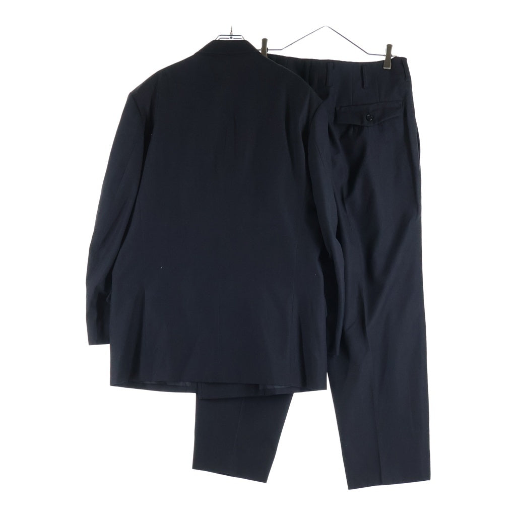 Yohji Yamamoto COSTUME D'HOMME(ヨウジヤマモト コスチュームドオム) 01AW Set Up Suit 7B ウールテーラードジャケット パンツ セットアップスーツ ブラック HV-J97-101/HV-P83-101