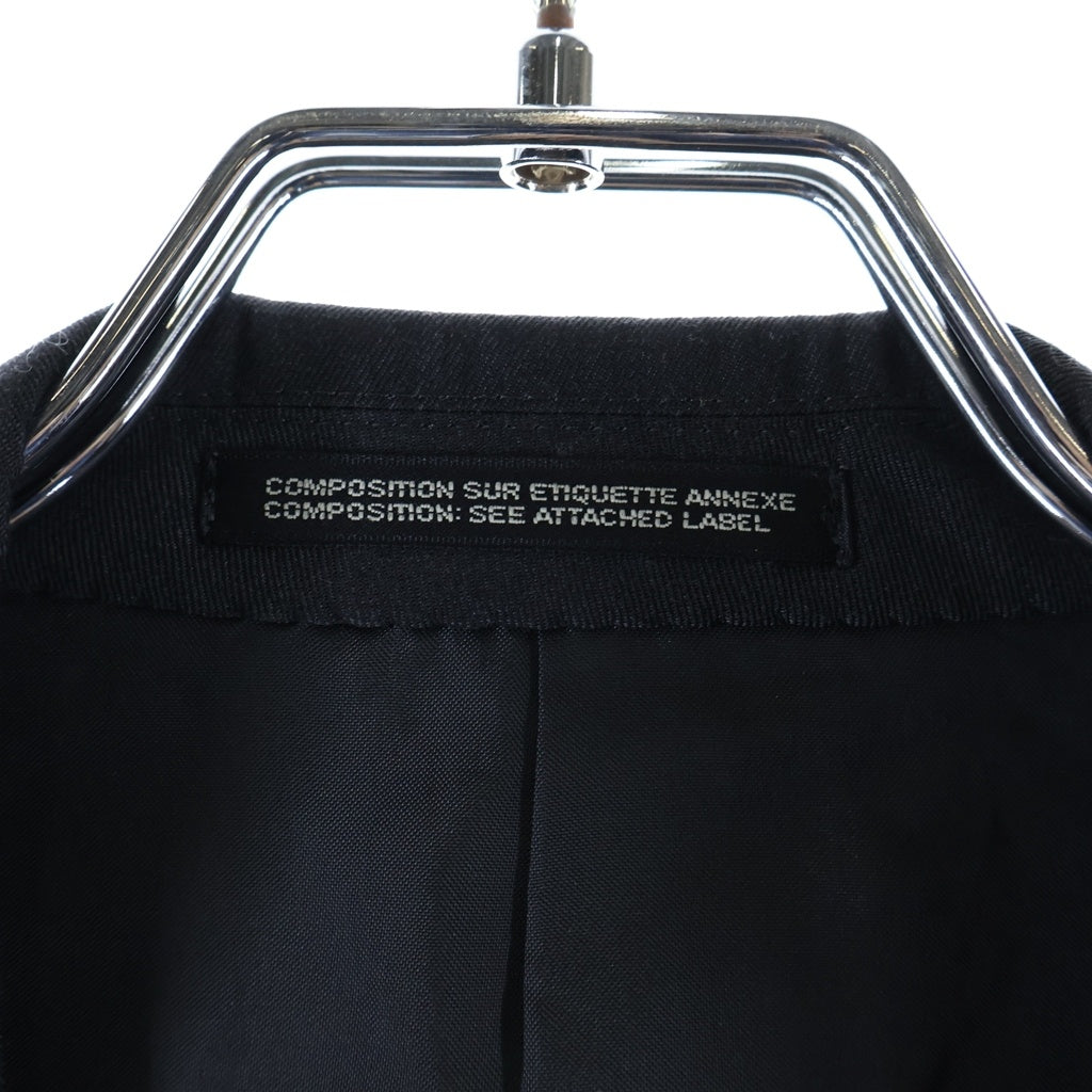 Yohji Yamamoto COSTUME D'HOMME(ヨウジヤマモト コスチュームドオム) 01AW Set Up Suit 7B ウールテーラードジャケット パンツ セットアップスーツ ブラック HV-J97-101/HV-P83-101