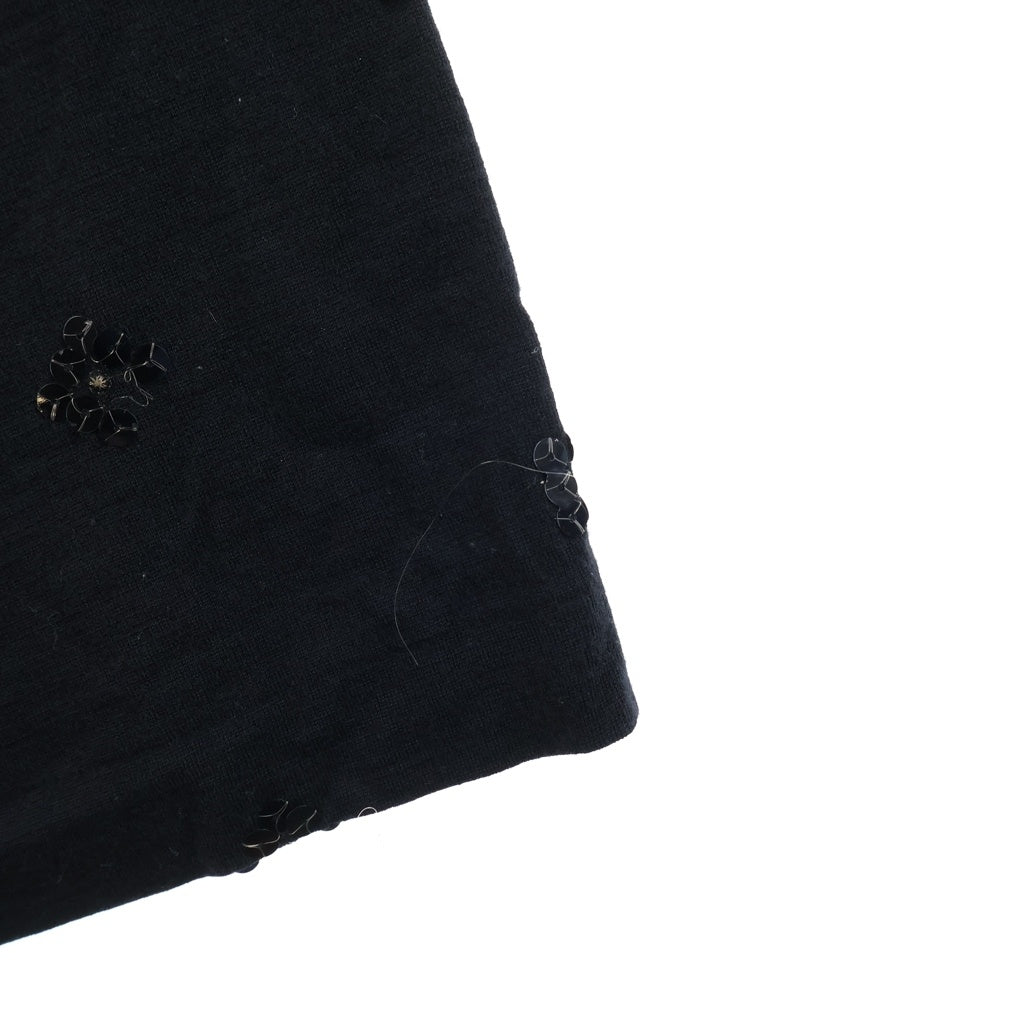 COMME des GARCONS(コムデギャルソン) SAMPLE サンプルタグ スパンコール装飾ワンピース ドレス ブラック レディース