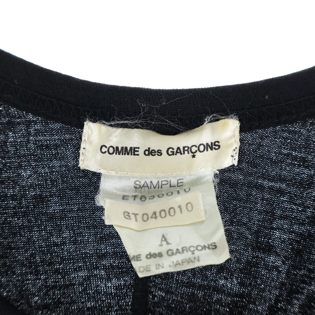 COMME des GARCONS(コムデギャルソン) SAMPLE サンプルタグ スパンコール装飾ワンピース ドレス ブラック レディース
