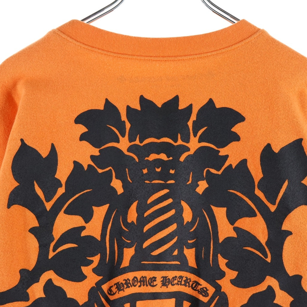 CHROME HEARTS(クロムハーツ) SWTSHRT VINDAGGER ヴァインダガー クルーネックスウェットトレーナー オレンジ