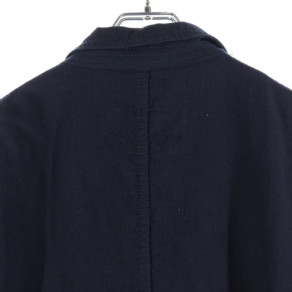 COMME des GARCONS HOMME(コムデギャルソンオム) 04AW 3B Wool Tailored Jacket ストライプ ウールテーラードジャケット ブラック HN-J005
