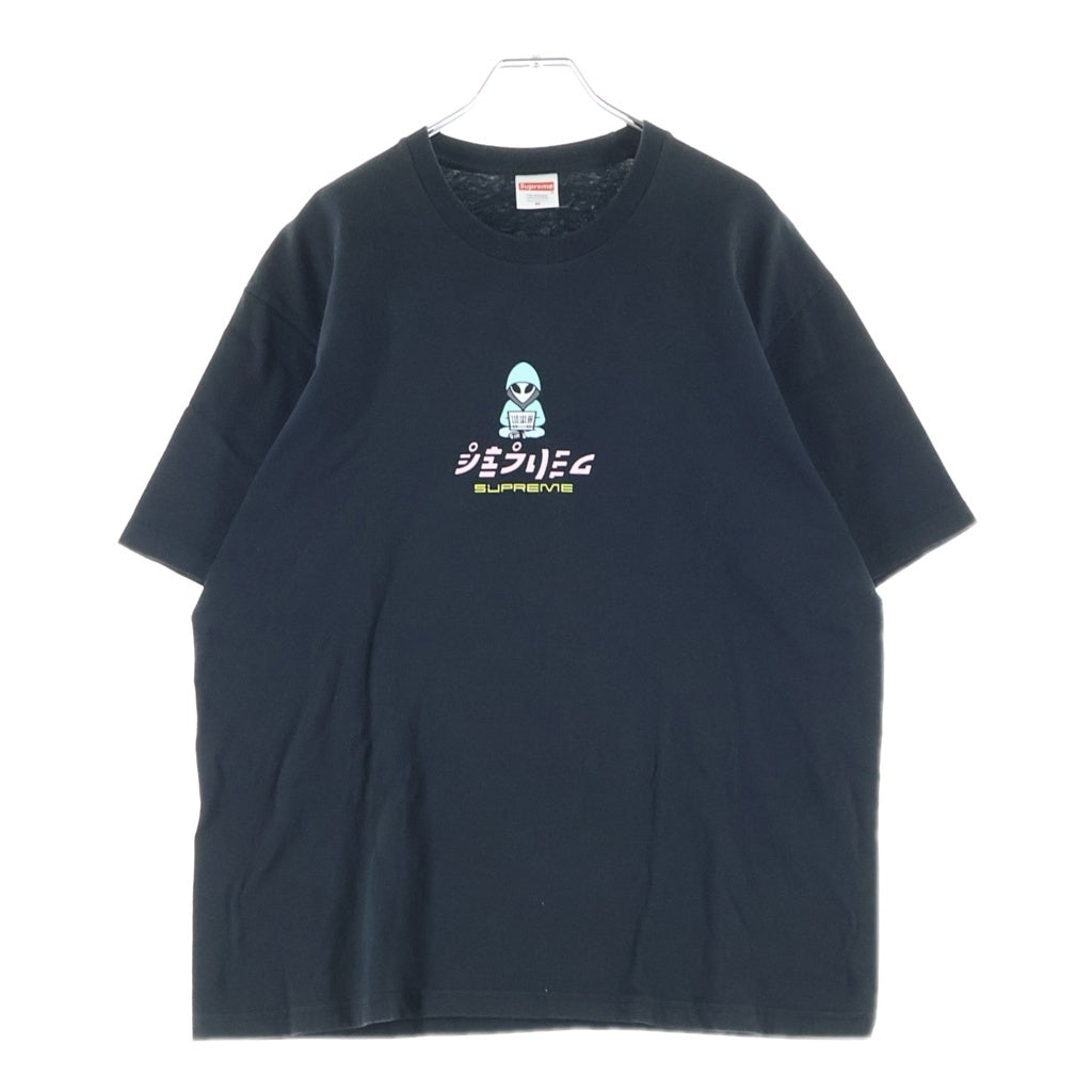 SUPREME(シュプリーム) 22SS Alien Tee エイリアン プリントデザイン クルーネック半袖Tシャツ カットソー ブラック