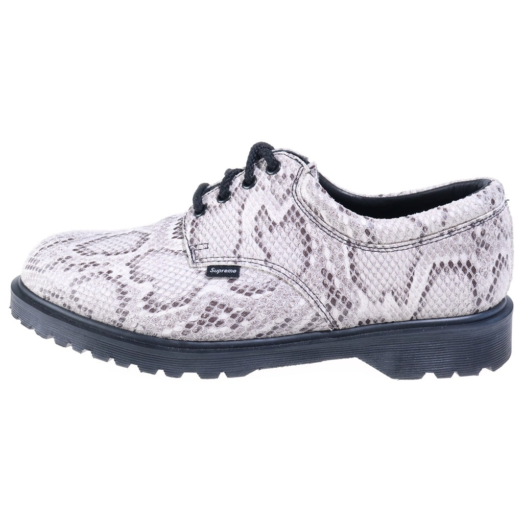 Dr.Martens(ドクターマーチン) 26SS ×Supreme POSTAL SHOE SNAKESKIN シュプリーム スネークスキン レザー ポスタル レースアップ シューズ グレー 43497020