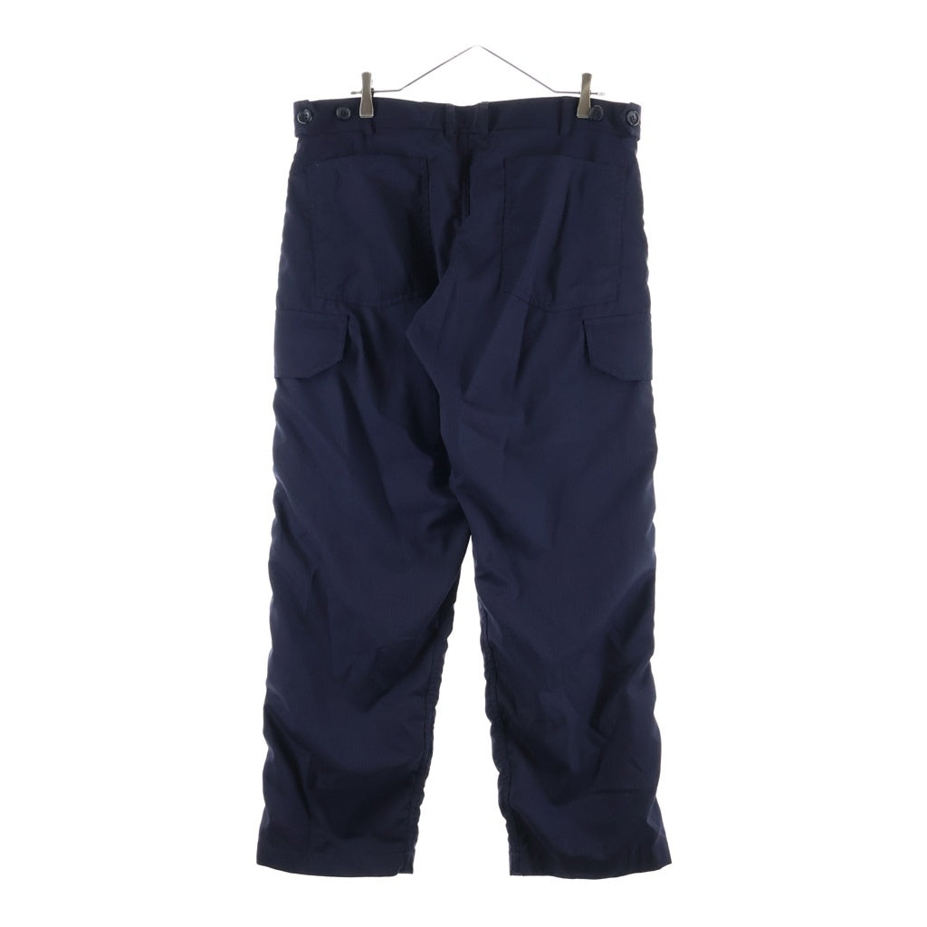 COMME des GARCONS(コムデギャルソン) HERRINGBONE CARGO PANTS ヘリンボーン カーゴ パンツ ネイビー FR-P501-W26-2