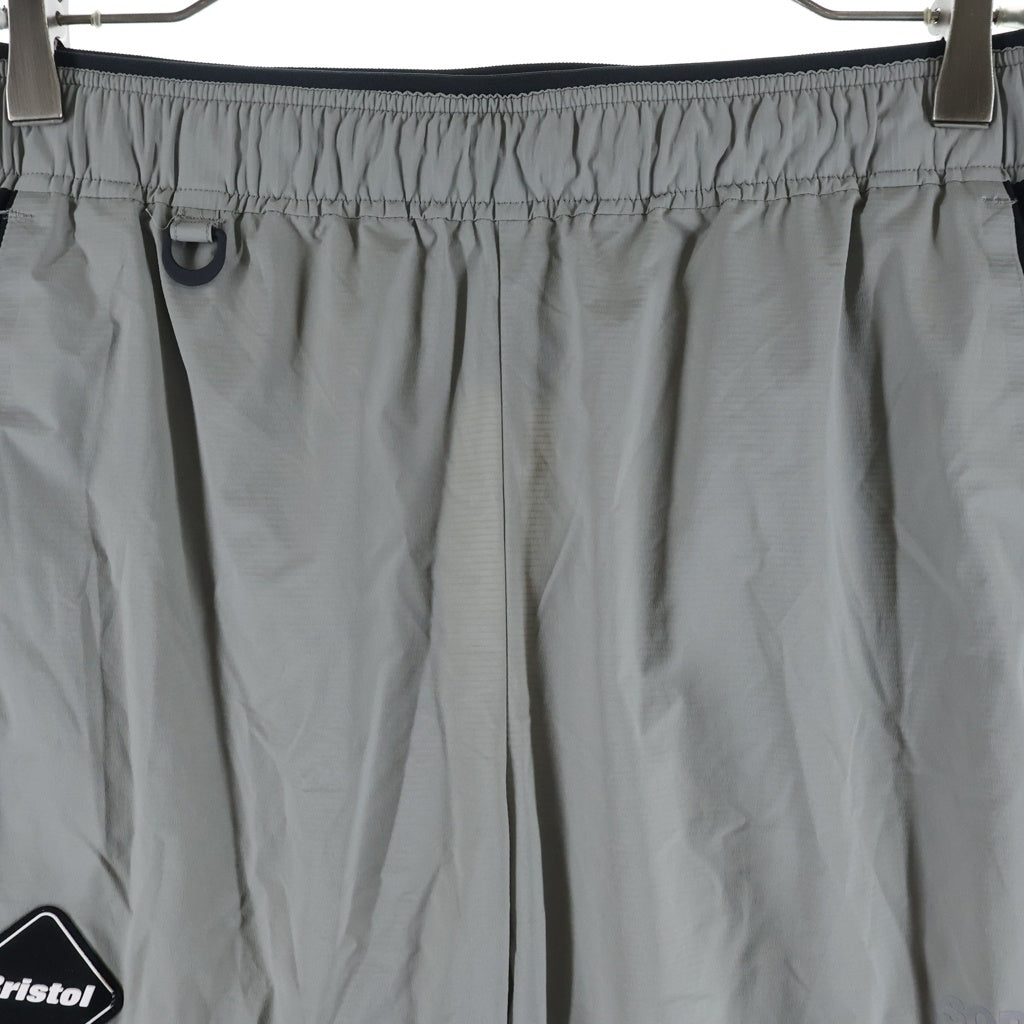 F.C.R.B./F.C.Real Bristol/FCRB(エフシーアールビー/エフシーレアルブリストル) 25SSBREATHABLE TRAIL PANTS ロゴワッペン ブリーザブル トレイル ナイロン パンツ グレー FCRB-250052