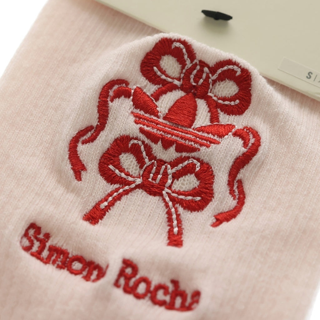 adidas(アディダス) SIMONE ROCHA KNEE HIGH SOCKS シモーネ ロシャ ニーハイ ソックス 靴下 ピンク レディース XK0774
