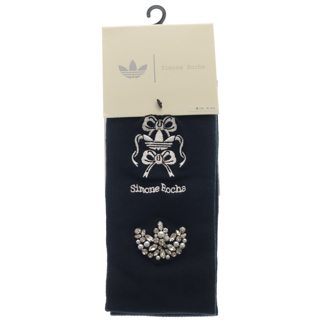 adidas(アディダス) SIMONE ROCHA KNEE HIGH SOCKS シモーネ ロシャ ニーハイ ソックス 靴下 ブラック レディース XK0775