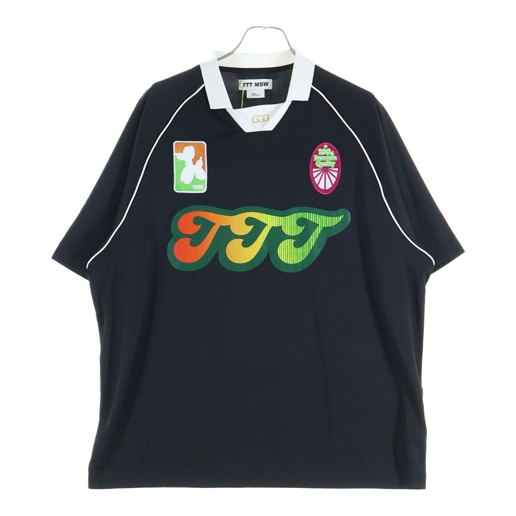 TTT_MSW(ティーモダンストリートウェア) Game Shirt ゲームシャツ 半袖Tシャツ ブラック TTT-CT-006