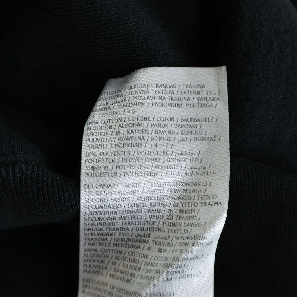 SUPREME(シュプリーム) 26SS ×MM6 Maison Margiela Box Logo Zip Up Hooded Sweatshirt メゾンマルジェラ ペイント加工 ジップアップスウェットパーカー フーディー ブラック SH0GU0053 M25042