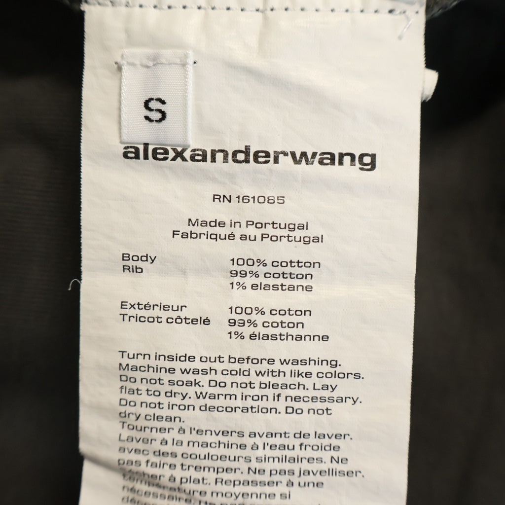 ALEXANDER WANG(アレキサンダーワン) T-Shirt ロゴプリント 半袖Tシャツ グレー