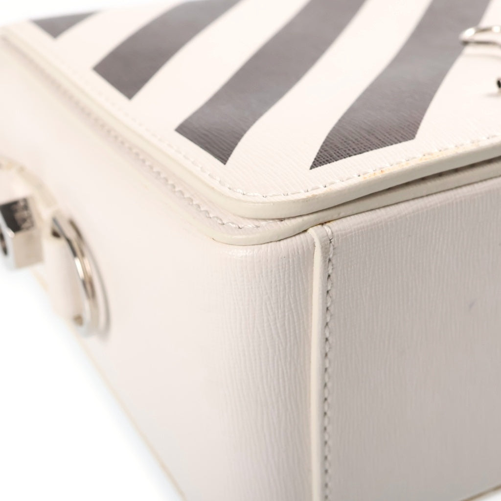 OFF-WHITE(オフホワイト) Binder Clip Shoulder Bag バインダークリップ ショルダーバッグ ホワイト レディース